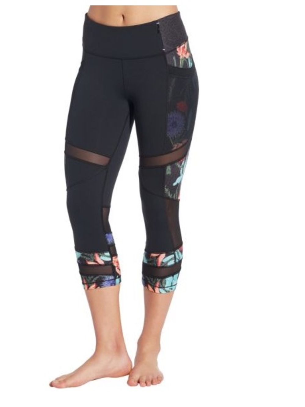 Calia Carrie Underwood Tropical Cropped Leggings